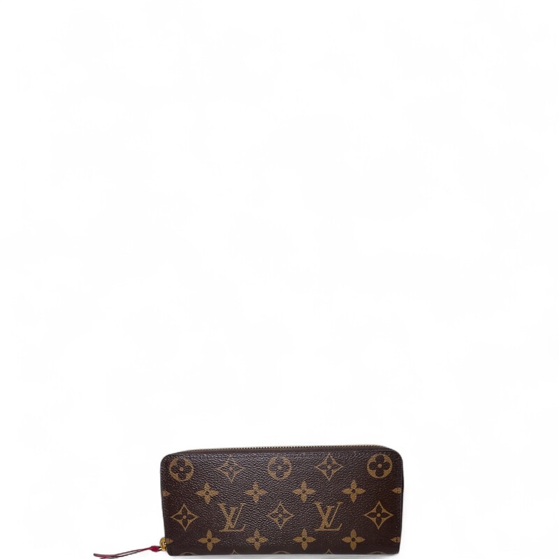 Louis Vuitton Clemence Monogram Zip Wallet<br />
<br />
Date Code: Microchip<br />
<br />
Dimensions:<br />
Height: 3.75 in<br />
Width: 7.75 in<br />
Depth: 1 in<br />
<br />
In excellent condition. Like new.<br />
<br />
Comes with the original dust bag and box.