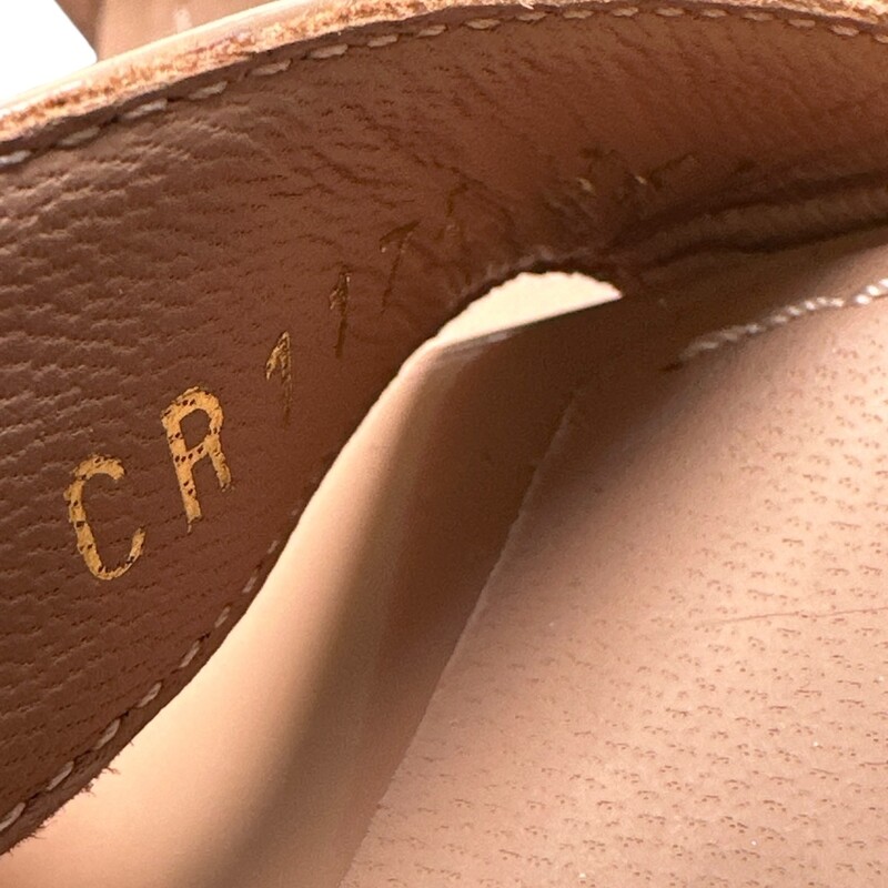 Dolce & Gabana Kiera Logo Strap Heels<br />
<br />
Size 36.5<br />
<br />
Serial Code: CR 1175<br />
<br />
In very good condition. Some marks on bottom soles.<br />
<br />
Does not come with the original dust bag or box.