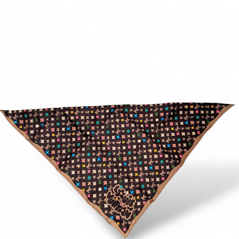 Louis Vuitton x Tyler The Creator Craggy Monogram

100% Silk Bandana Scarf

Style Code:CA36929

Dimensions:25 L X 25 H inches

In excellent condition. Like new.