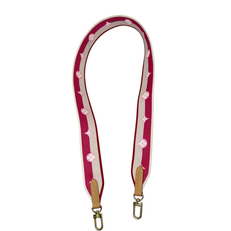 Louis Vuitton Bandouliere 20 Shoulder Strap Fuchsia<br />
<br />
Dimensions:<br />
Length 42.75in<br />
Width 1.75 in<br />
<br />
In very good condition. Light patina to the leather.<br />
<br />
Does not come with the original dust bag or box.