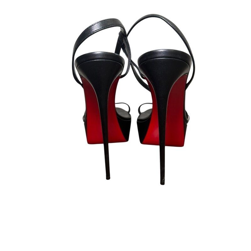 Louboutin Rosalie Alta 150mm Kid Leather Black Heels<br />
<br />
Size: 41<br />
<br />
In good condition. Light scuffsing to the bottom of the soles and leather<br />
<br />
Does not come with the original dust bag or box.