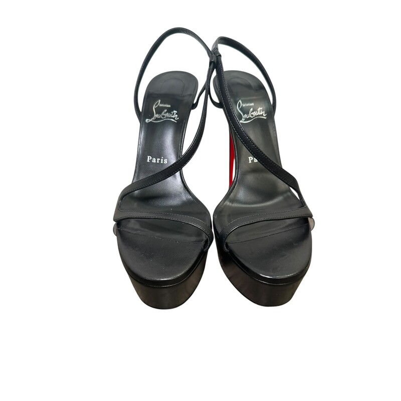 Louboutin Rosalie Alta 150mm Kid Leather Black Heels<br />
<br />
Size: 41<br />
<br />
In good condition. Light scuffsing to the bottom of the soles and leather<br />
<br />
Does not come with the original dust bag or box.