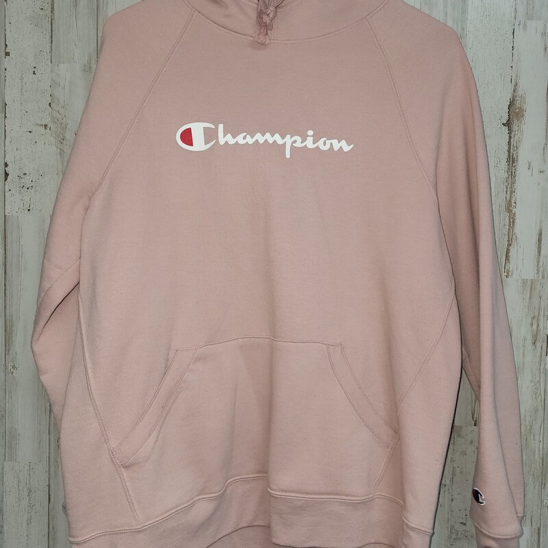 L Mauve Logo Hoodie