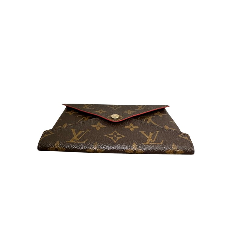 Louis Vuitton Kirigami Monogram Pouch<br />
<br />
Dimensions:6.25 L X 4.5 H inches<br />
<br />
In very good condition. Some scratching on the hardware. Marking on inside.<br />
<br />
Does not come with the original dust bag or box.
