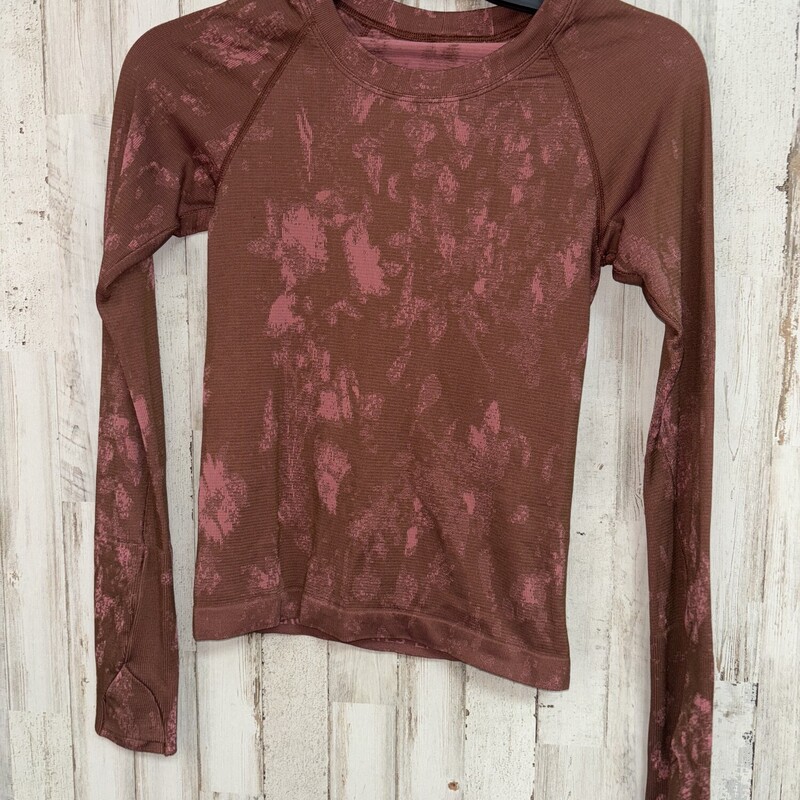 2 Brown Pink Athletic Top