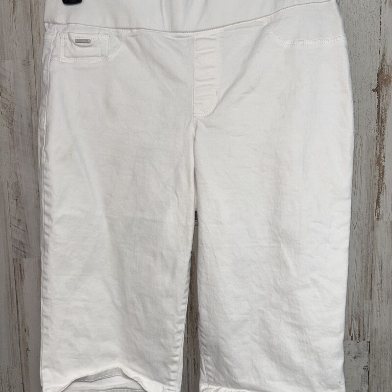 12 White Pull On Shorts