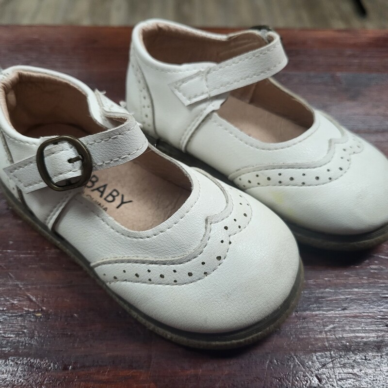 7 White Mary Janes