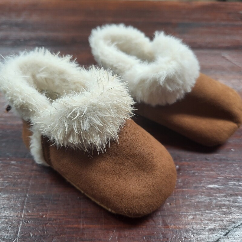 0-3m Brown Booties