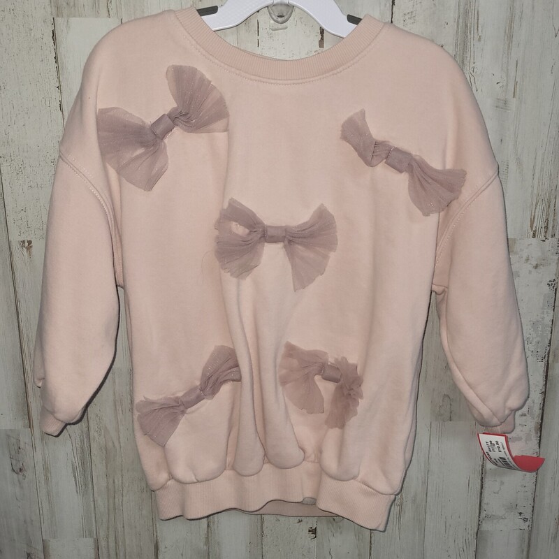 3-4t Pink Bow Sweater