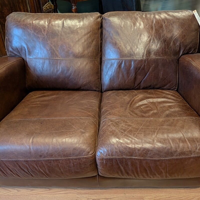 Soft Line Leathr Loveseat