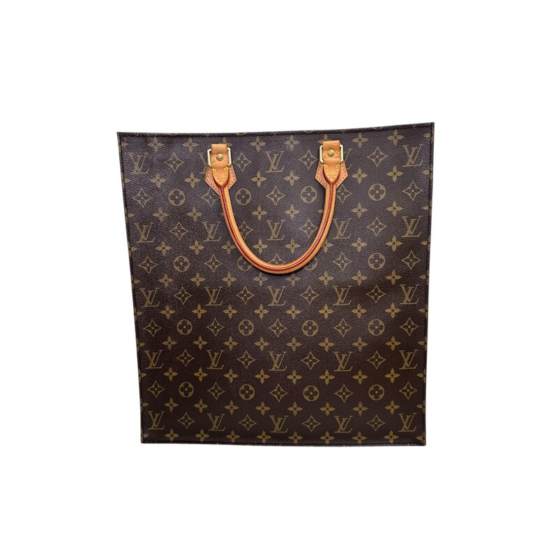 Louis Vuitton Sac Plat Monogram Tote<br />
<br />
Date  Code:MI0095<br />
<br />
Dimensions:14 W x 14.5 H x 3.5 D inches<br />
<br />
In excellent condition. Like new.<br />
<br />
Does not come with the original dust abg or obox.