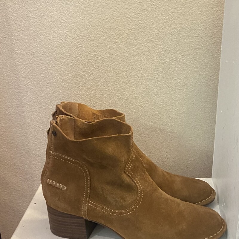 Camel Suede Ankle Boot<br />
Camel<br />
Size: 7 R $150