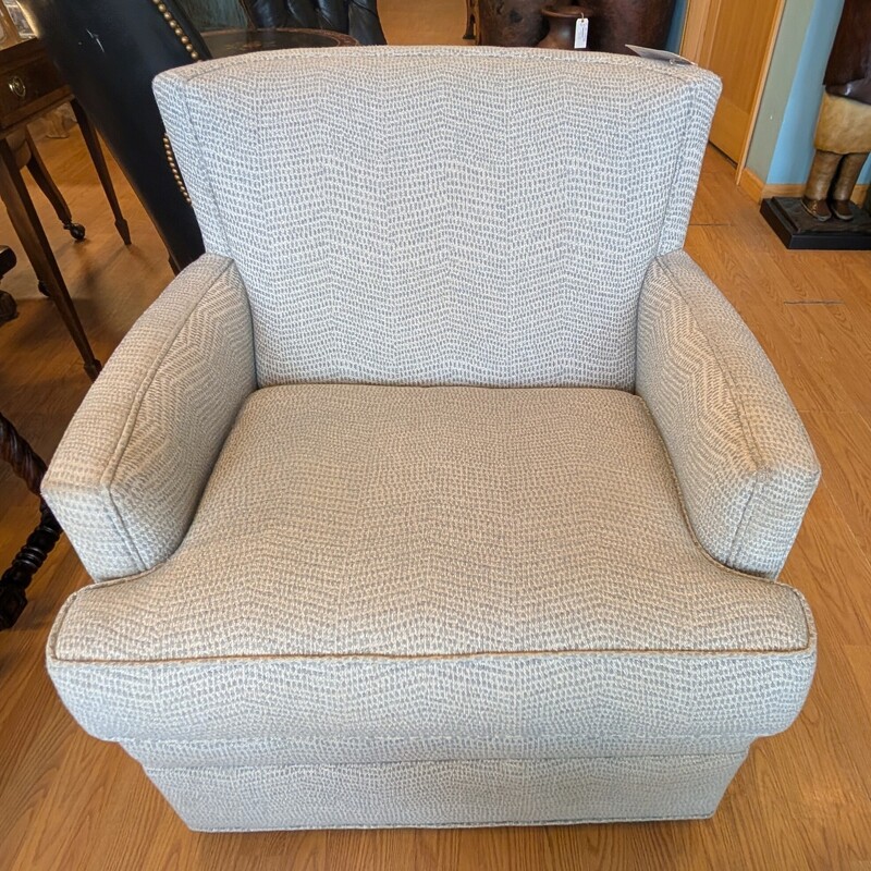 Designer Fabric Rocking Swivel, Gray/Light Blue
31 x 35 x 33h