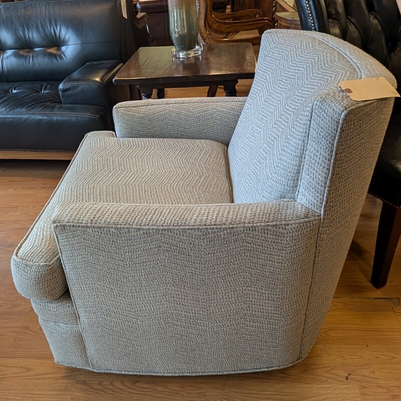 Designer Fabric Rocking Swivel, Gray/Light Blue
31 x 35 x 33h