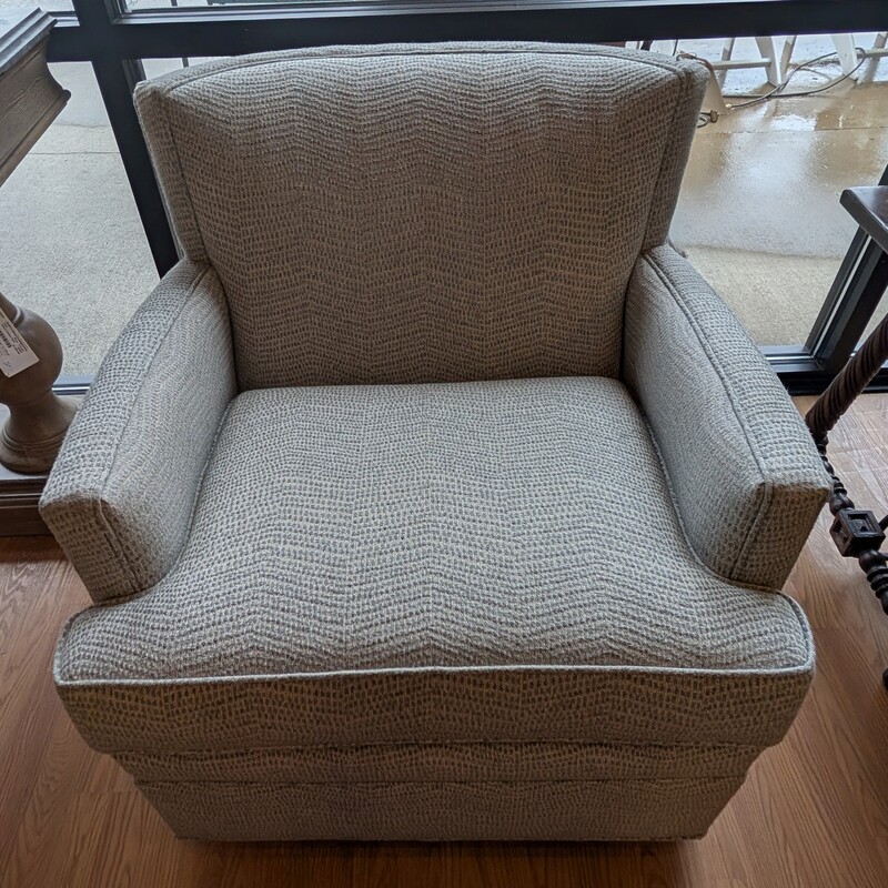 Designer Fabric Rocking Swivel, Gray/Light Blue
31 x 35 x 33h