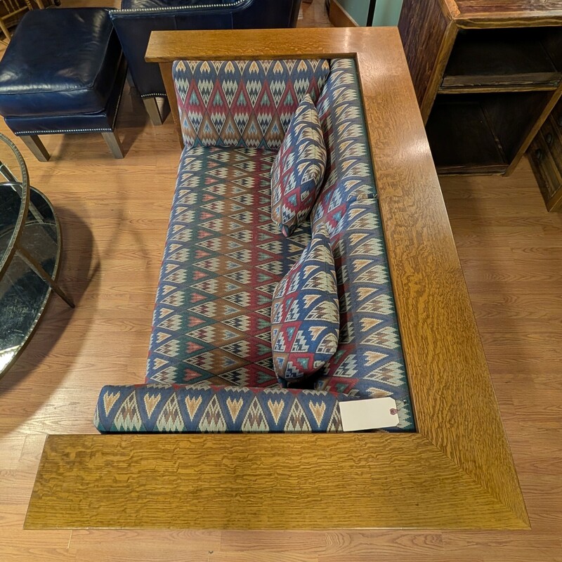 Stickley Prairie Settee, Mission
68 x 37.5 x 29h