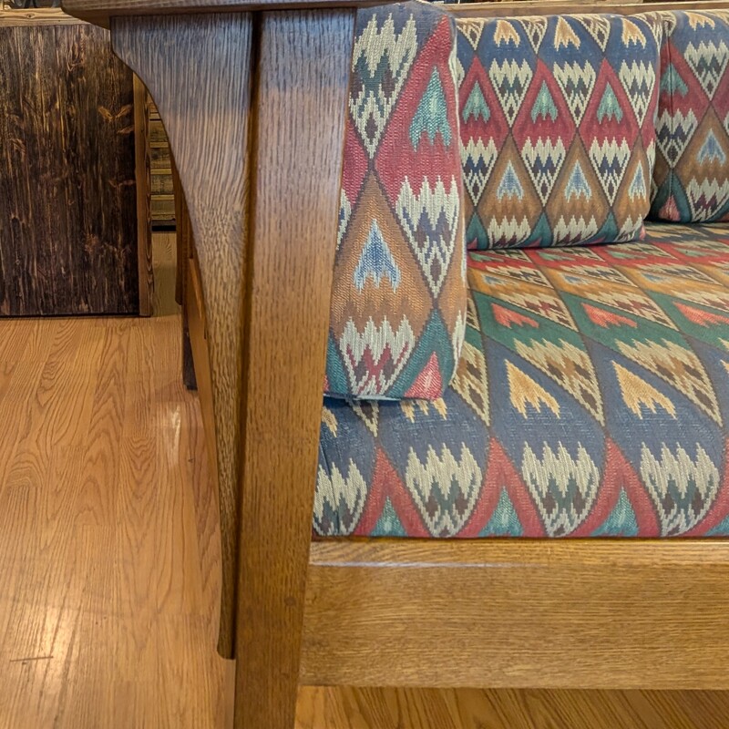 Stickley Prairie Settee, Mission
68 x 37.5 x 29h