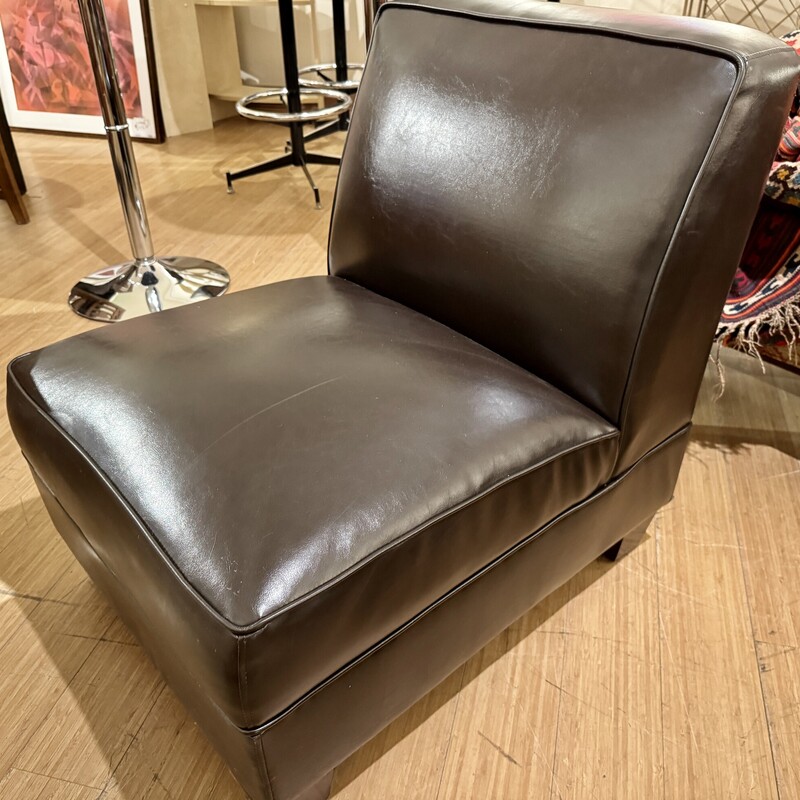 Chair Accent Armless, Black, Size: 26x30x32