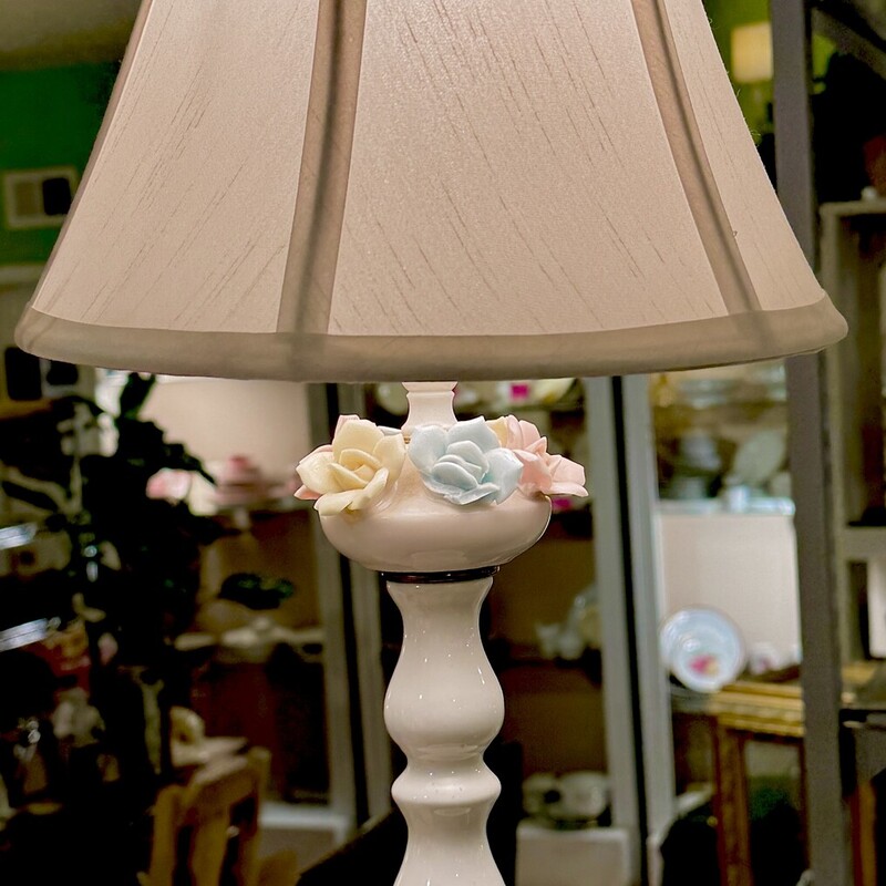 Lamp Flowers Vintage