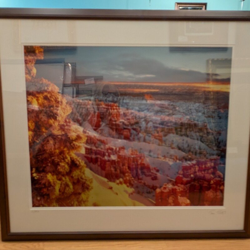 Bryce Sunset Tom Till, Signed, Framed
39 x 33