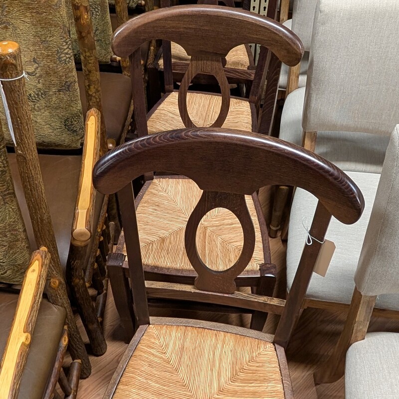 Pottery Barn Rush Dining, Set Of 8, Napoleon
18 x 19 x 37h
Seat Height 17.5