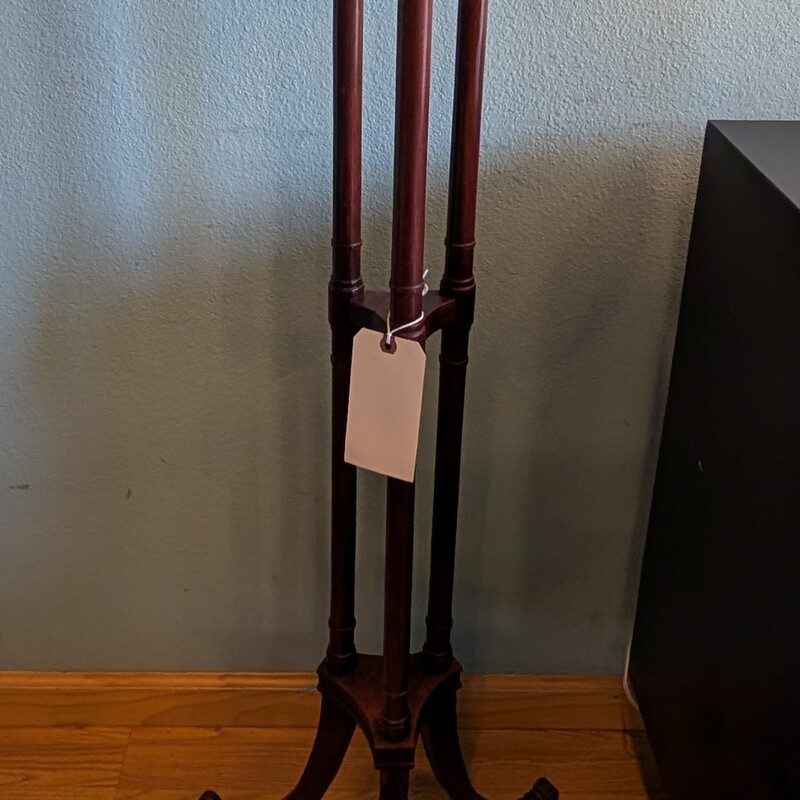 Mahogany Fern Plant Stand