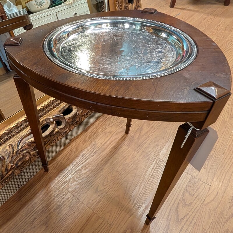 Antique Wood &Silverplate