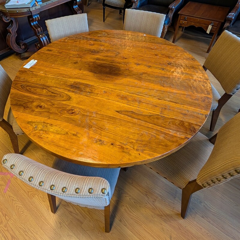 Round Wood Cylinder Base