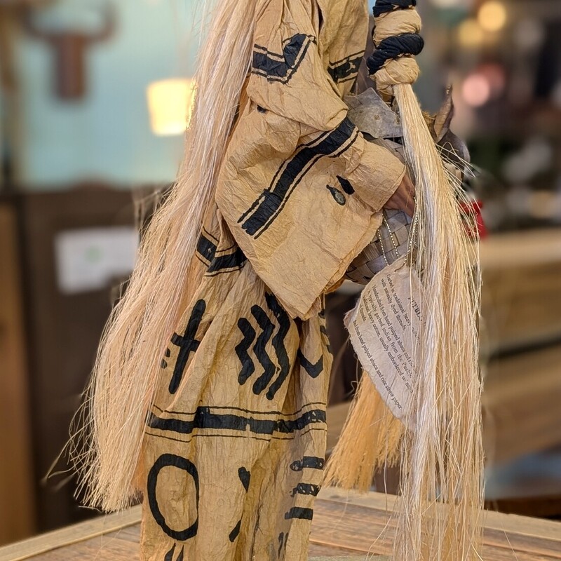 Paulette Cui Pueblo Ind, Doll, Handmade
7w x 20h