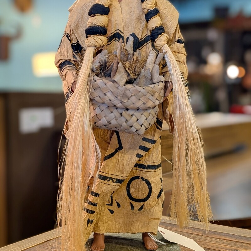 Paulette Cui Pueblo Ind, Doll, Handmade
7w x 20h