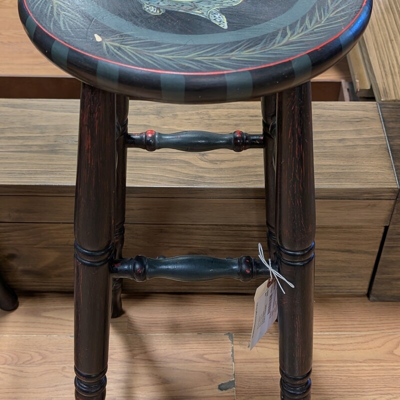 Painted Barstool, Assorted animals, Colorful
14 x 30
