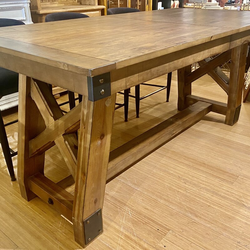 Table/Console Counter Height, Wood, Size: 78x39x36
