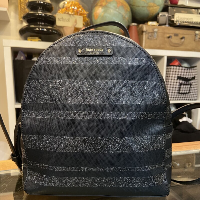 EUC Bk/S Bckpck Purse