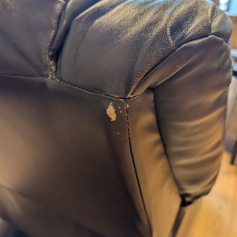 Recliner Chair, Brown 38 x 36 x 36h