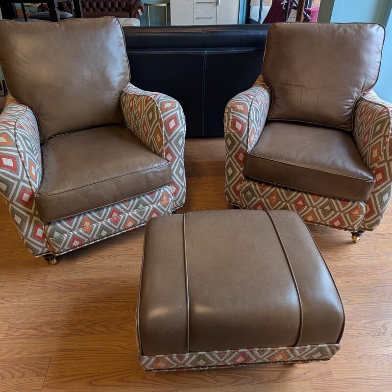 Hickory Chair 3pc W/Ott