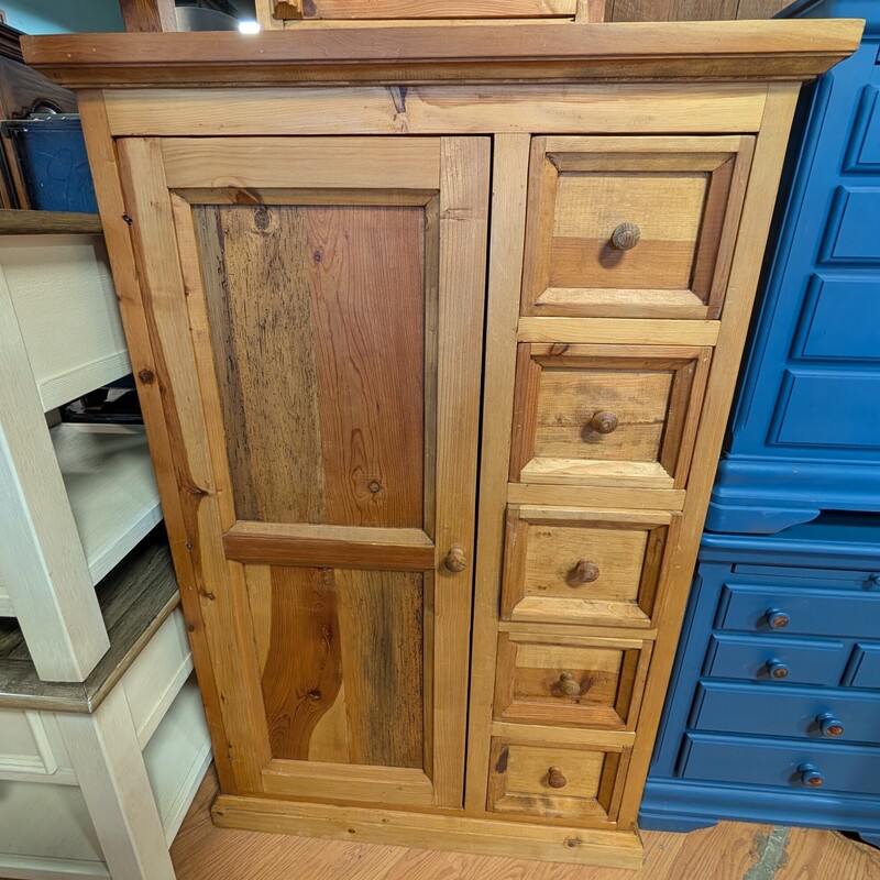Rustic Pine W/Door
