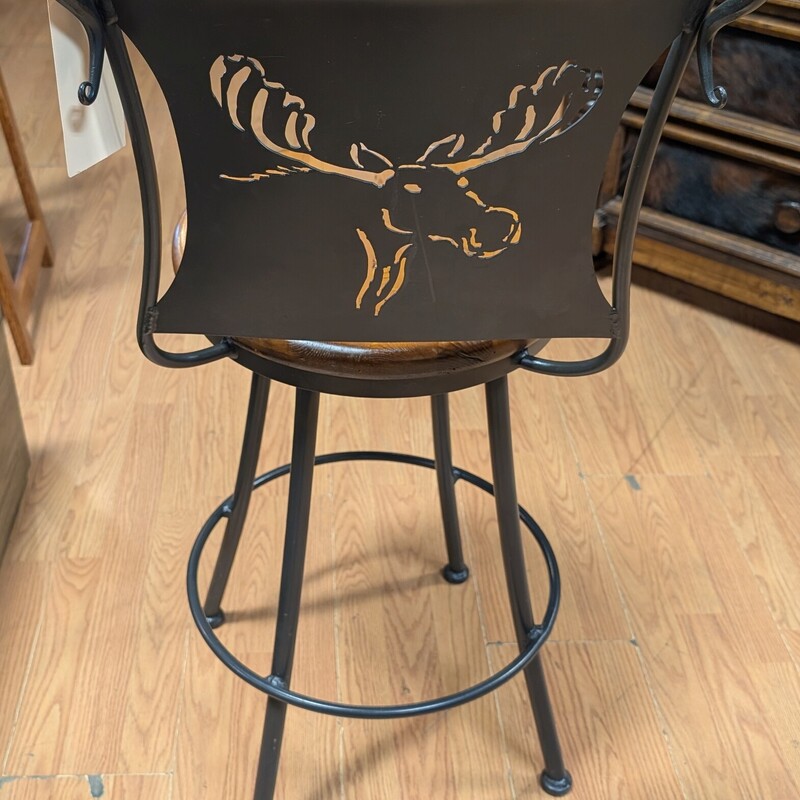 Moose Metal / Wood, Swivel, Counter Height
16.5 x 38h