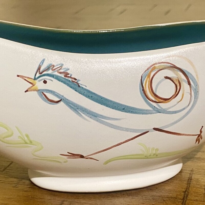 Gravy Boat Denby Flair, Rooster, Size: 11x3x4