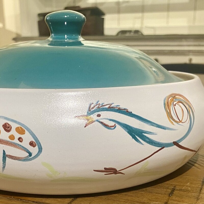 Casserole Denby Flair, Rooster, Size: 15x10x5
