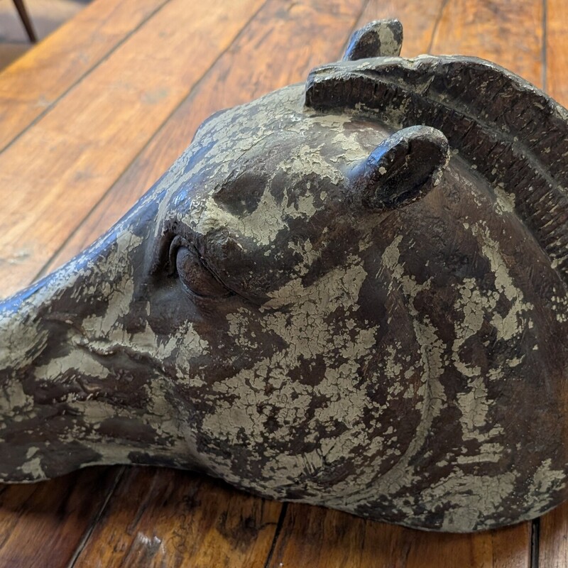 Vintage Plaster Horse, Head, Sculpture
7 x 23 x 14h