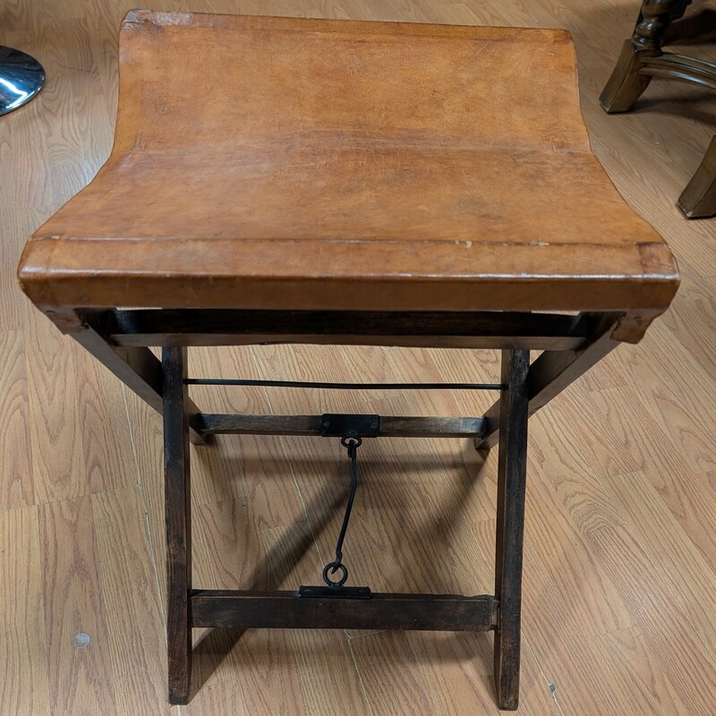 Vintage Sutton Folding, MCM, Leather
16 x 16 x 20h