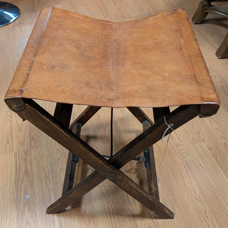 Vintage Sutton Folding, MCM, Leather
16 x 16 x 20h