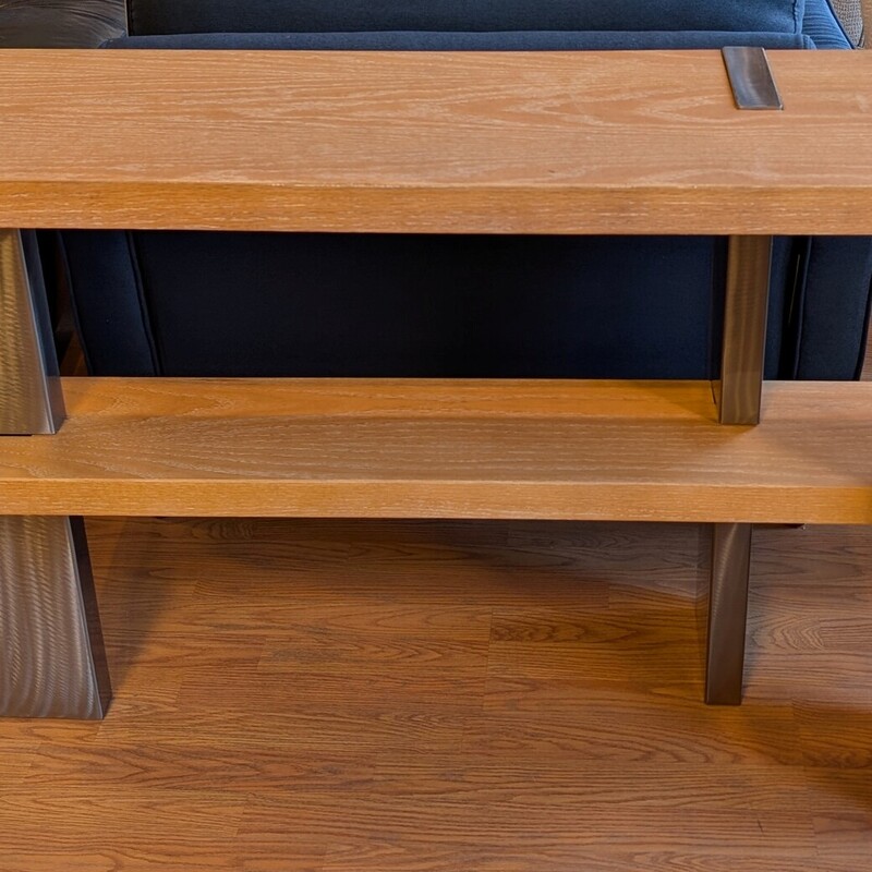 Brushed Metal & Wood, Ash, Arcadia
54 x 14 x 30h