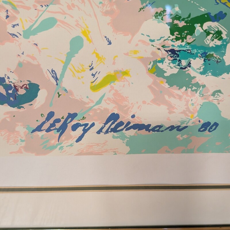 Famous Leroy Neiman, Serigrap, Skier