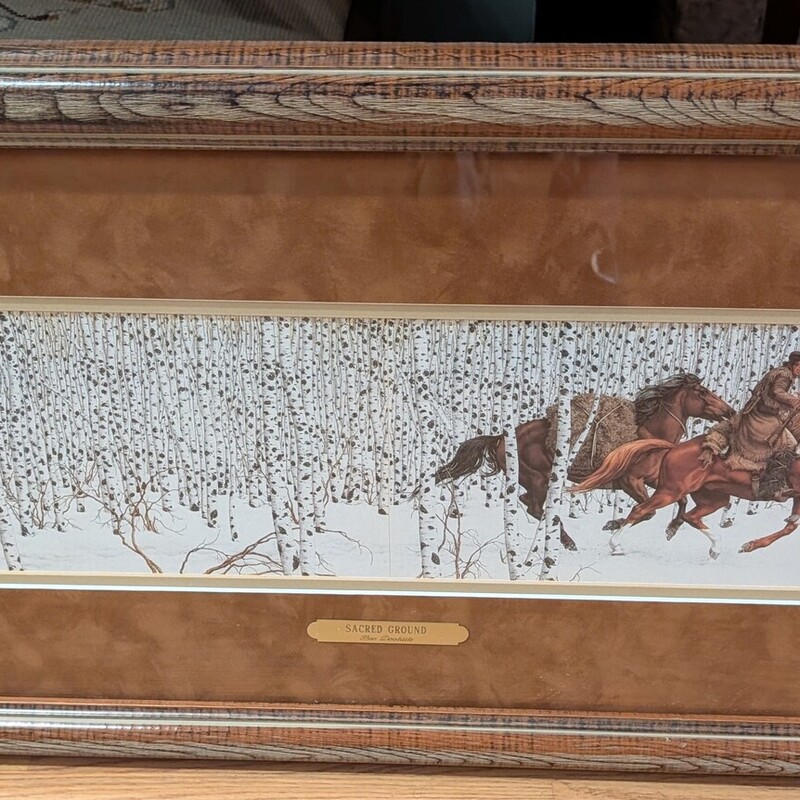 Bev Doolittle Sacred, Ground, Print
26 x 13h