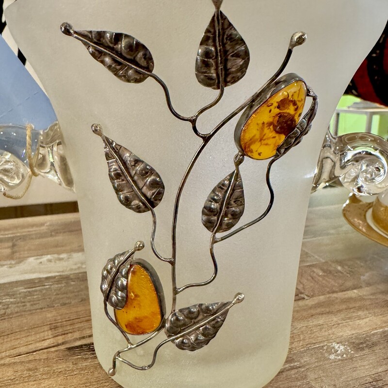 Ice Bucket Metal/Jeweled
Size: 8x6