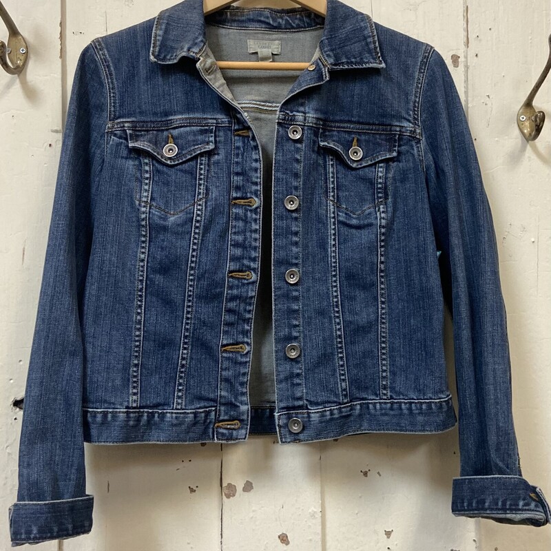 Den Bttn Jacket<br />
Blue<br />
Size: M R $78