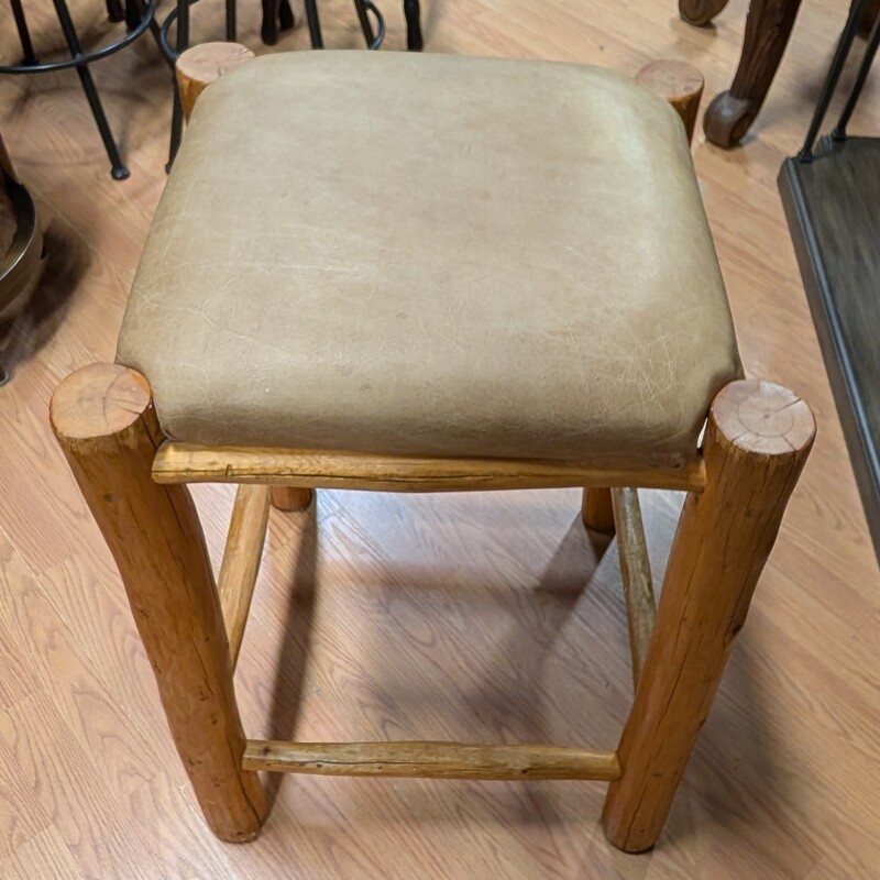 Rustic Log & Leather