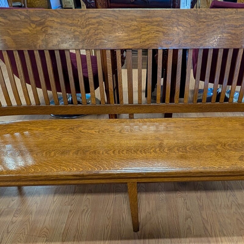 Antique Courthouse Bench