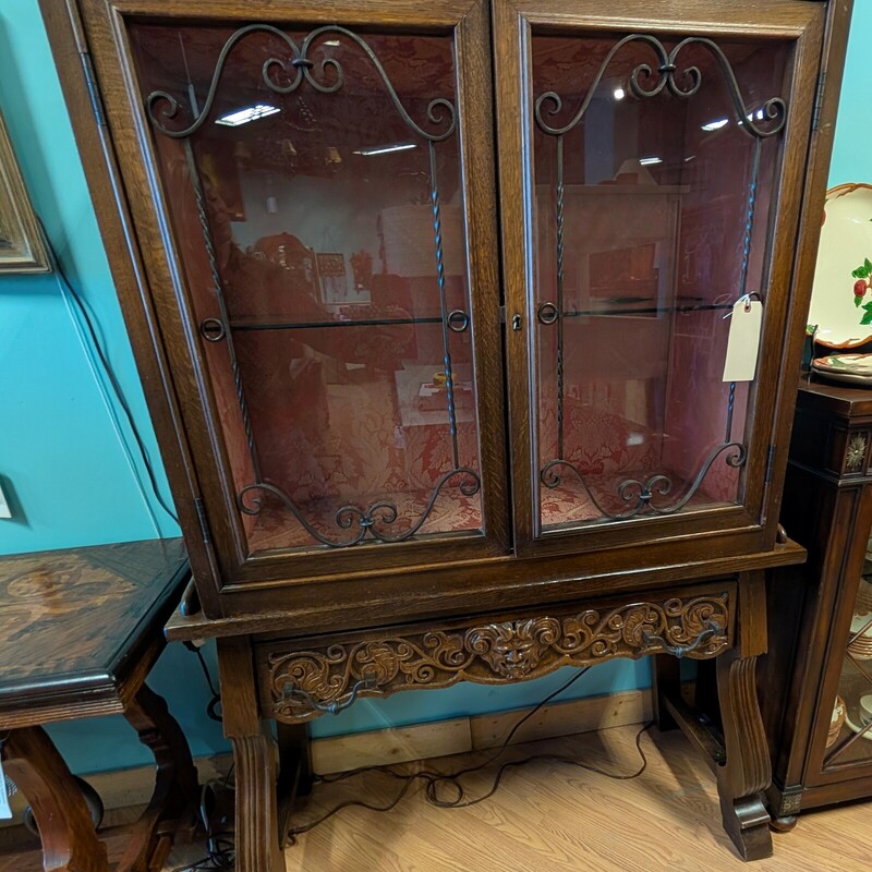 Antique Display 2door 1dr